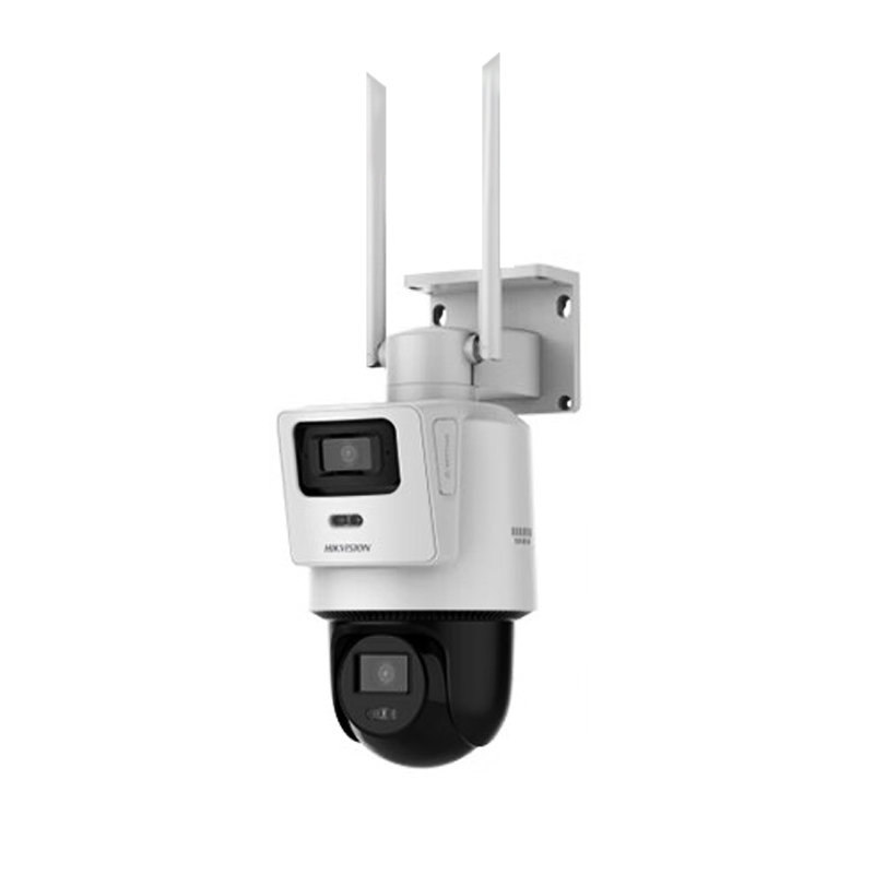 ?？低旽IKVISION DS-2DE3Q144MY-T/GLSE(4/4mm) 4G監(jiān)控器雙攝像頭